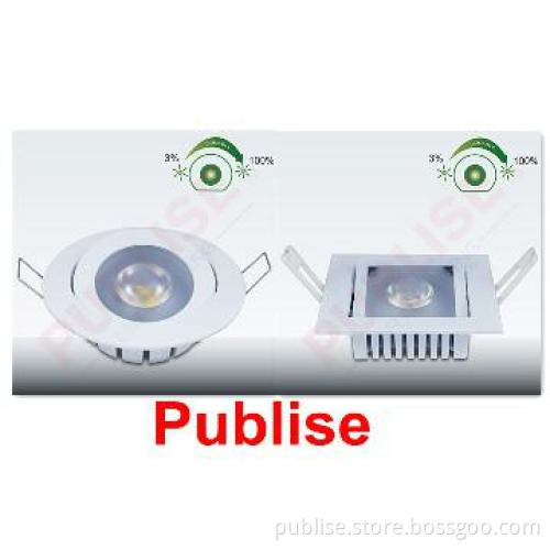 Recessed 8/10W Round/Square Downlight CREE MKR/XTE Dimmable